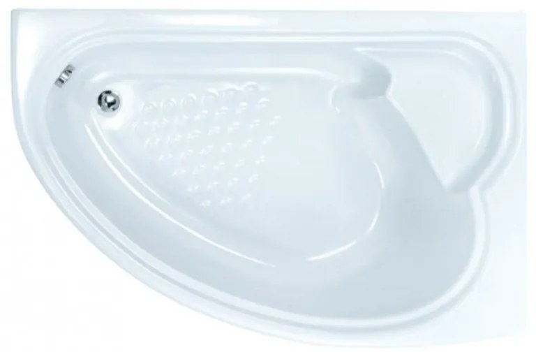 SANITEC 525 Claudia R Γωνιακή Μπανιέρα Δεξιάς Τοποθέτησης Ακρυλική 150x95cm