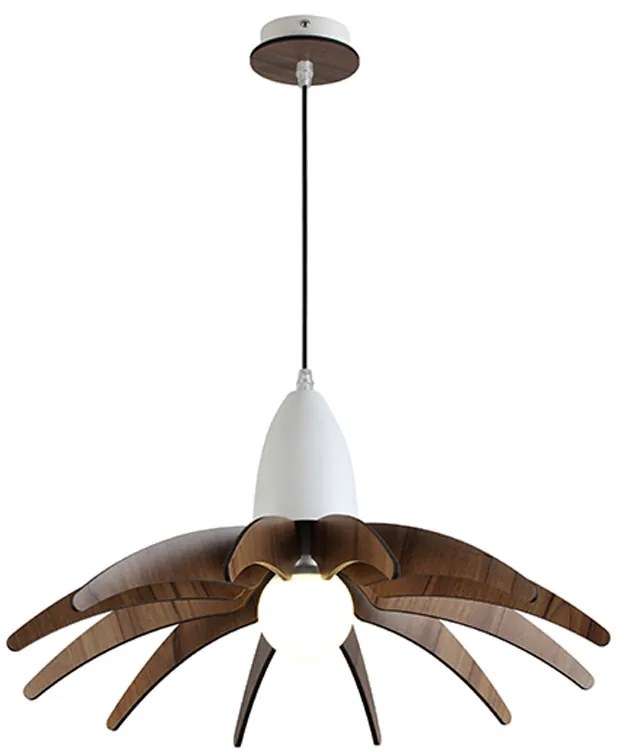 Φωτιστικό Οροφής Μονόφωτο Aca Alps ZM170041P Wood