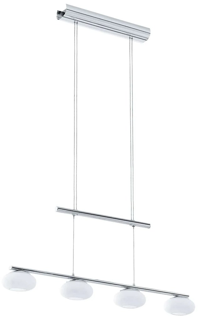 Φωτιστικό Οροφής Led Aleandro 1 96528 White Eglo Metal, Plastic