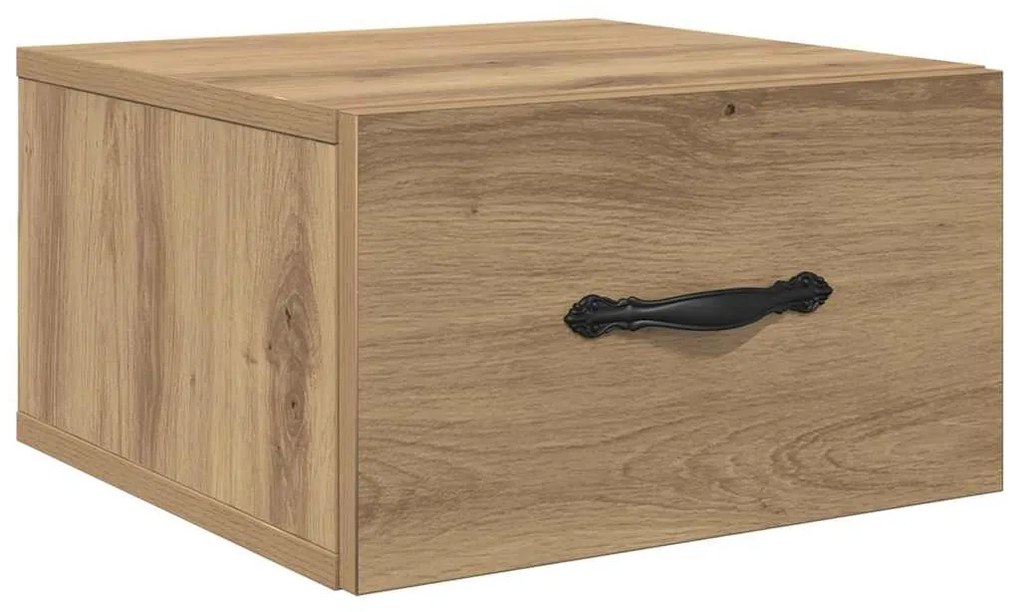 vidaXL Κομοδίνο artisan δρυς 35 x 35 x 20 εκ Επεξεργασμένο ξύλο