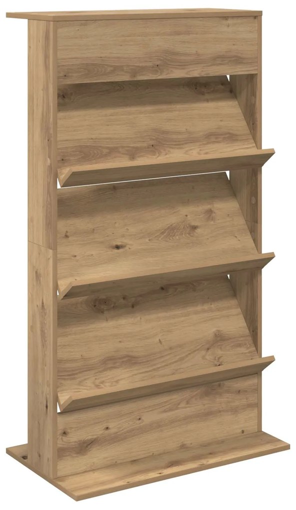 vidaXL Ράφι Περιοδικών με ράφι Artisan Oak 70 x 41 x 126 εκ.