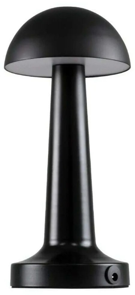 Φωτιστικό Επιτραπέζιο Επαναφορτιζόμενο Coco 76509 Led Φ10cm 22cm Black GloboStar