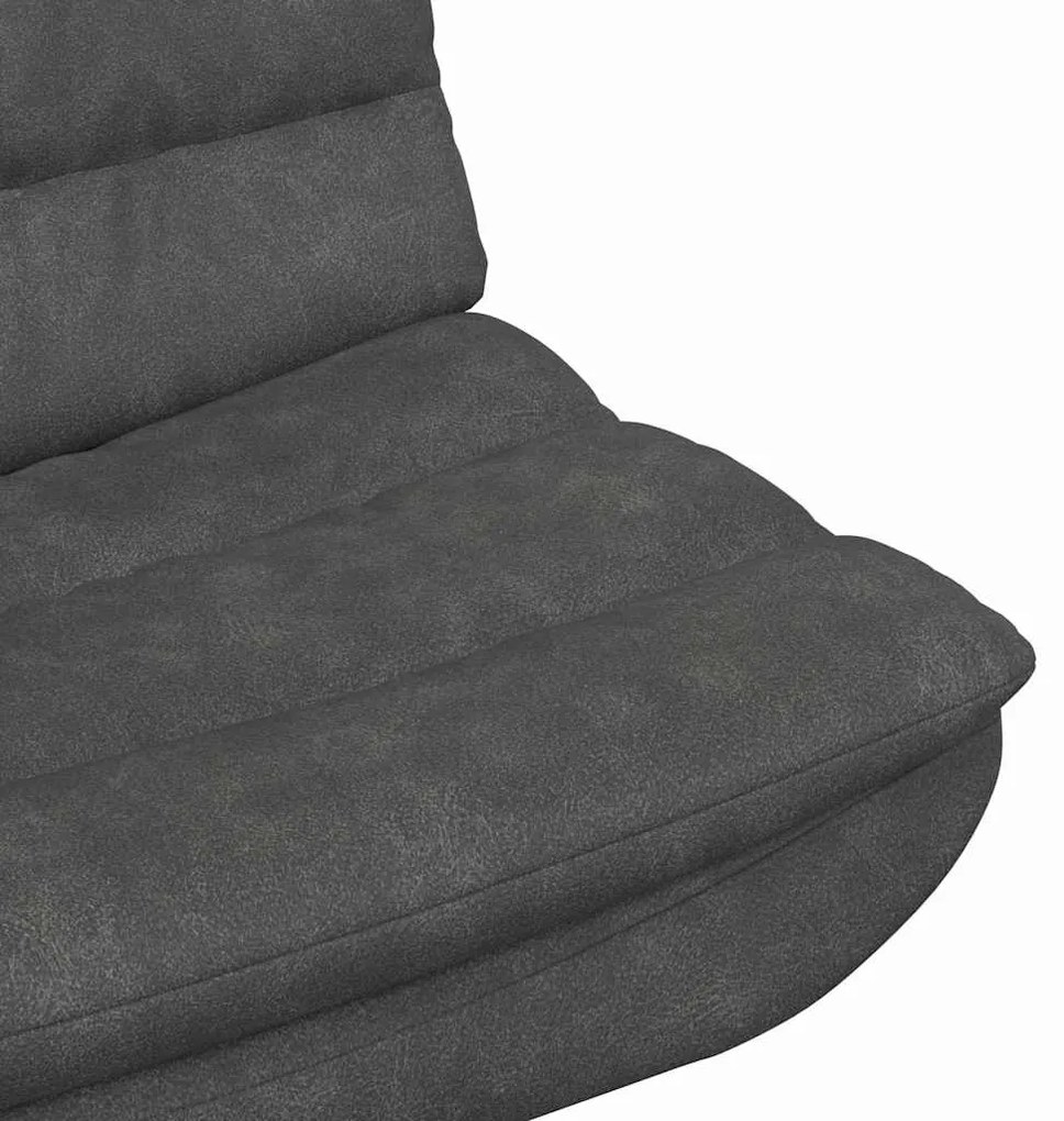 vidaXL Περιστρεφόμενη καρέκλα Μαύρο 63 x 75 x 76 εκ Λαμπερό PU