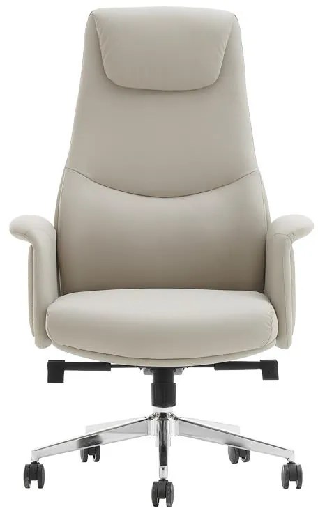 Καρέκλα γραφείου διευθυντή Rekter PU σε μπεζ απόχρωση 77x65x119-127εκ 77x65x127 εκ.