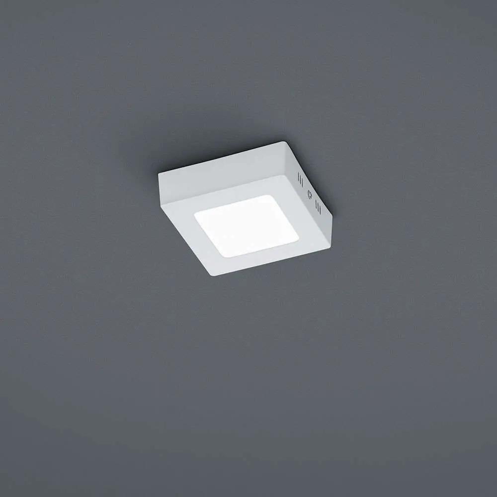 Φωτιστικό Οροφής - Πλαφονιέρα Led Zeus 657110601 12x12cm White Trio Lighting Μέταλλο