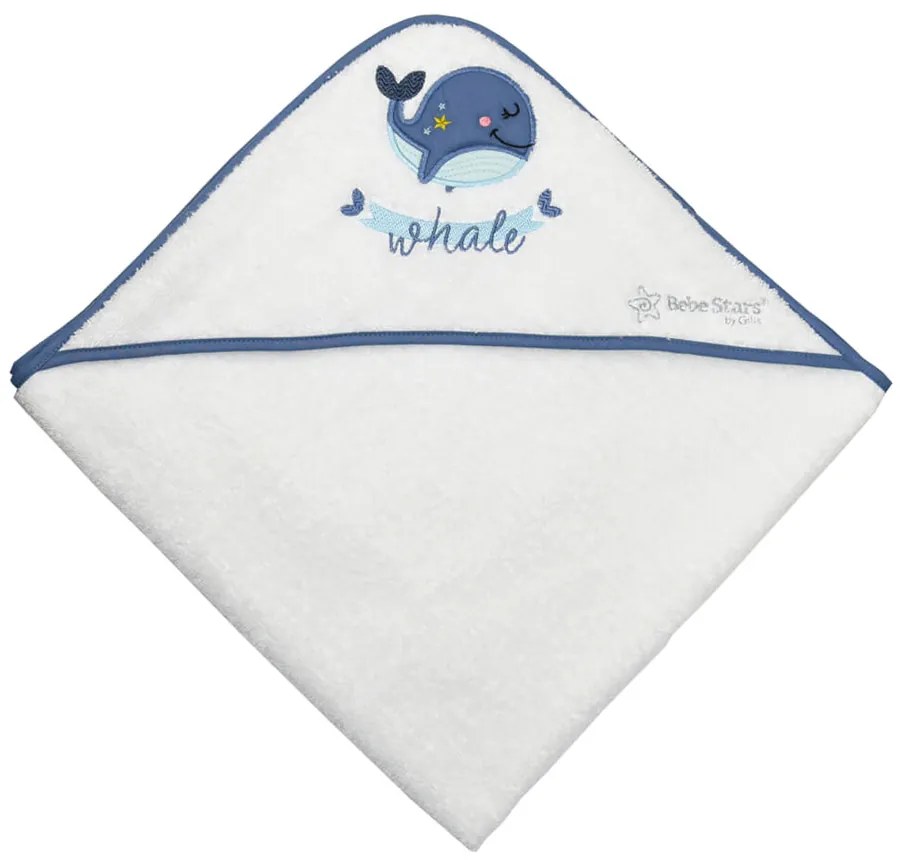 Βρεφική Κάπα (78x78) Bebe Stars Whale 3102