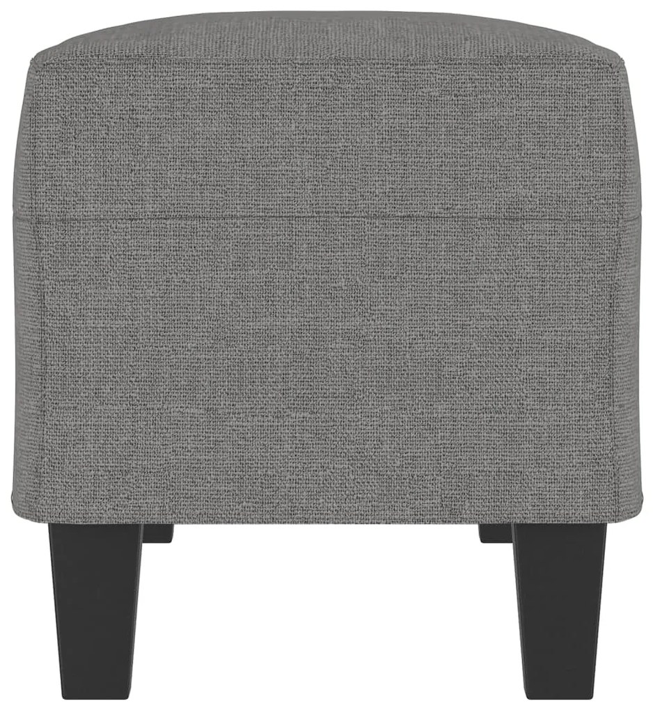 vidaXL Πάγκος Σκούρο Γκρι 100x35x41 εκ. Υφασμάτινος