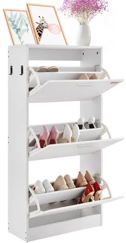 VEVOR Shoe Cabinet with 3 Flip Drawers Shoe Storage Cabinet for Entryway
