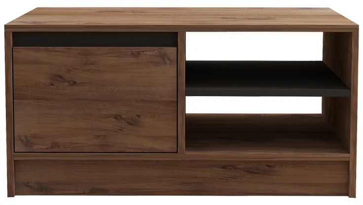 Τραπέζι σαλονιού Narli pakoworld σε sonoma απόχρωση 90x60x45εκ - 120-000511