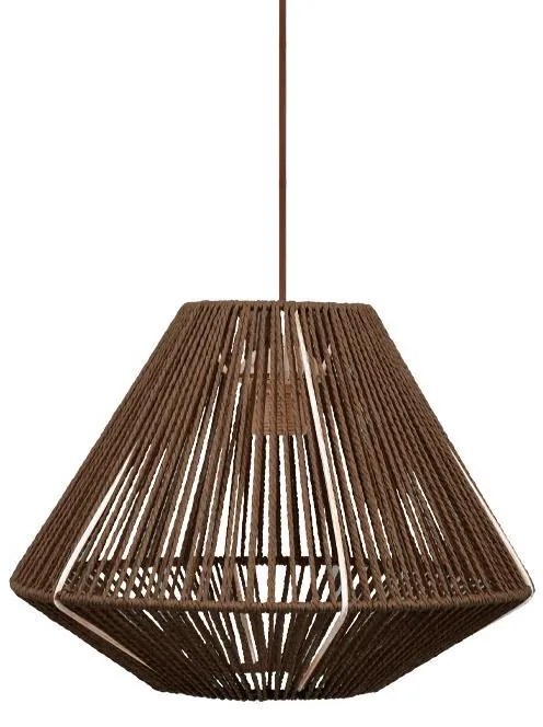 Φωτιστικό Οροφής Μονόφωτο Cordon 4 C240 Fylliana Καφέ 35x30 εκ. 35x35x110 εκ.