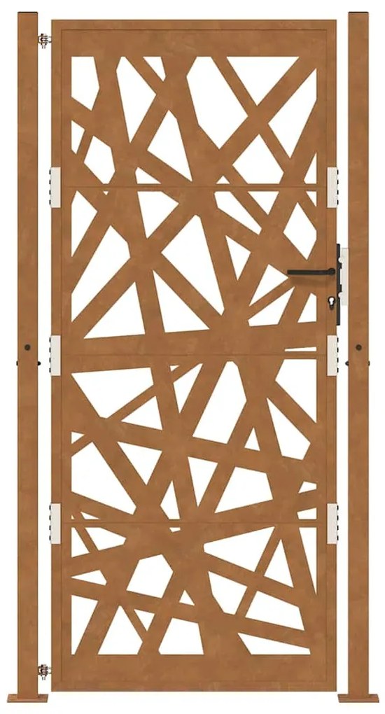 Πύλη κήπου 105x205 cm από καιρικό χάλυβα Light Design - Καφέ