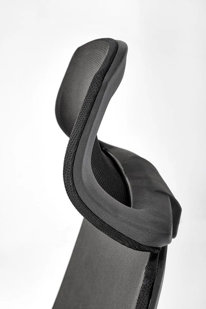 ΚΑΡΕΚΛΑ ΓΡΑΦΕΙΟΥ LANE ΜΑΥΡΗ 60x62x118-128cm