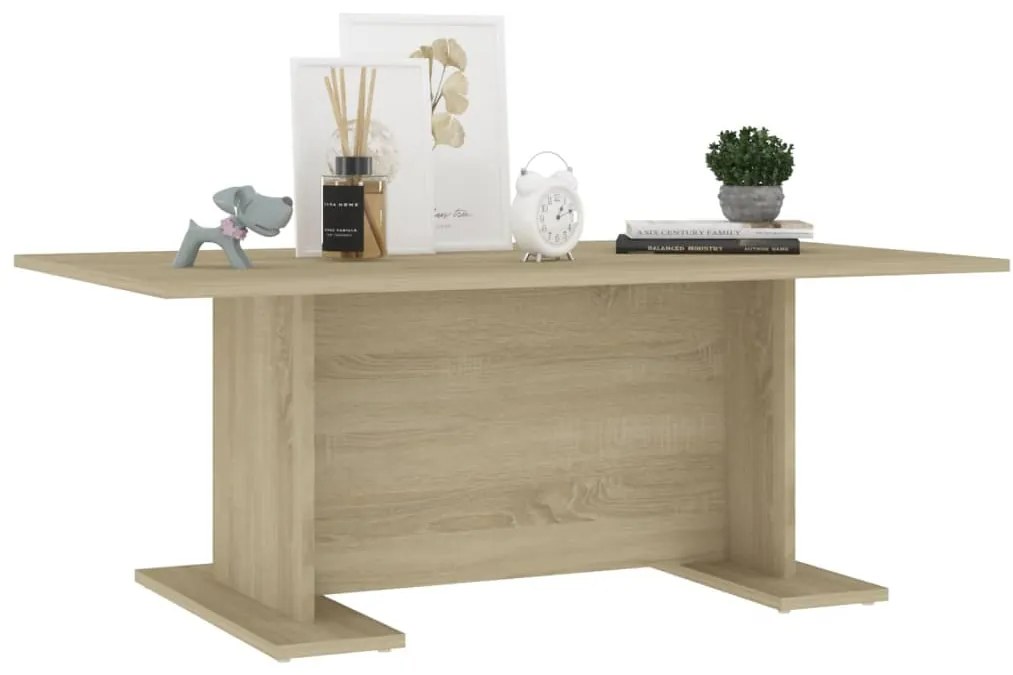 vidaXL Τραπεζάκι Σαλονιού Sonoma Δρυς 103,5 x 60 x 40 εκ. Μοριοσανίδα