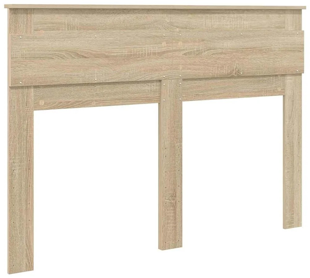 vidaXL Κεφαλάρι με κεφαλάρι Δρύς Sonoma 160 cm Επεξεργασμένο ξύλο