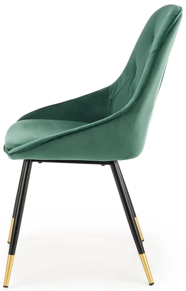 K437 chair color: dark green DIOMMI V-CH-K/437-KR-C.ZIELONY