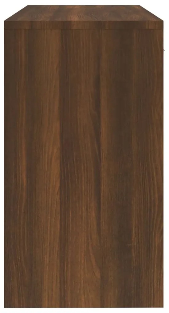 vidaXL Γραφείο με Συρτάρι & Ντουλάπι Καφέ Δρυς 100x40x73 εκ. Επ. Ξύλο