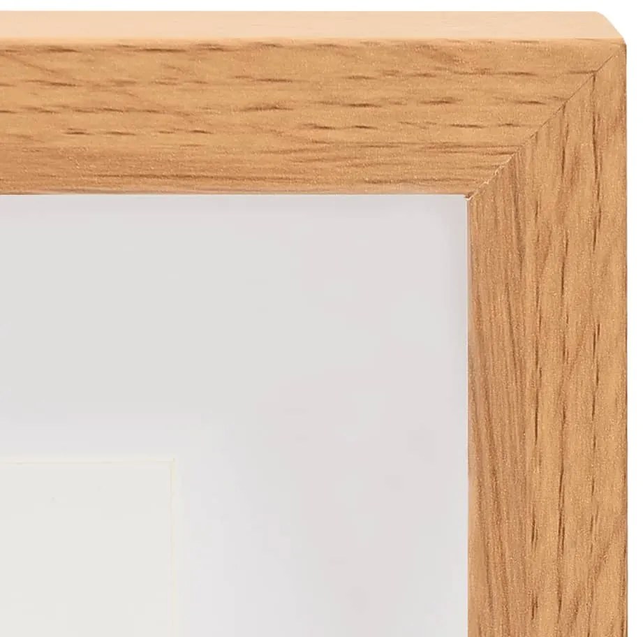 vidaXL Κορνίζες 3D 3 τεμ. Δρυς 28 x 35 εκ. για Φωτογραφίες 5x(10x15εκ)