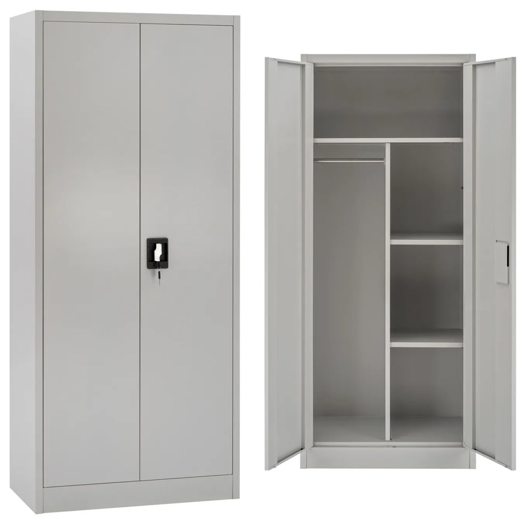 Intrahome ΝΤΟΥΛΑΠΑ ΜΕΤΑΛΛΙΚΗ SCASABLANCAINCASABLANCALTCASABLANCAI-CASABLANCANDRE .11 2ΦΥΛΛΗ ΜΕ ΧΩΡΙΣΜΑ ΑΝΟΙΧΤΟ ΓΚΡΙ 90Χ40Χ180Yεκ. intraho-1633155