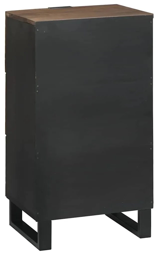 vidaXL Συρτάρι με συρτάρι Καφέ 40 x 33 x 75 εκ. Μασίφ ξύλο μάνγκο
