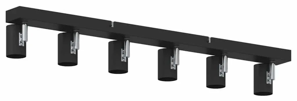 vidaXL Σποτ οροφής Μαύρο 73 x 6.5 x 11.5 εκ Ατσάλι