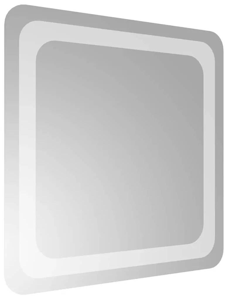vidaXL Καθρέφτης Μπάνιου με LED 40x40 εκ.