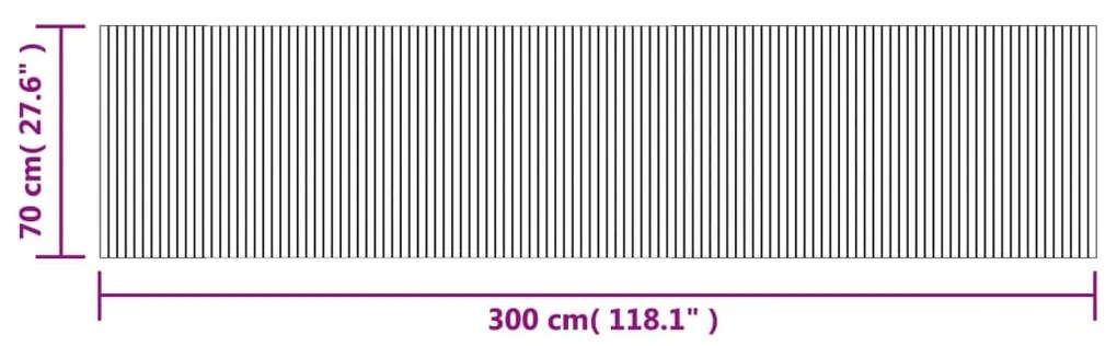 ΧΑΛΙ ΟΡΘΟΓΩΝΙΟ ΓΚΡΙ 70 X 300 ΕΚ. ΜΠΑΜΠΟΥ 376754