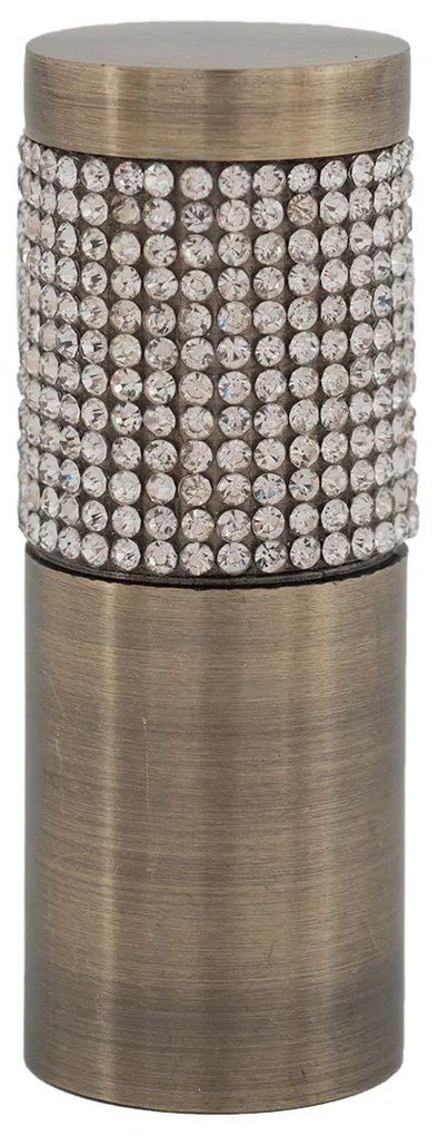 Διακοσμητικά Άκρα Κουρτινόξυλου (Σετ 2τμχ) Grace Gems Bronze 619096