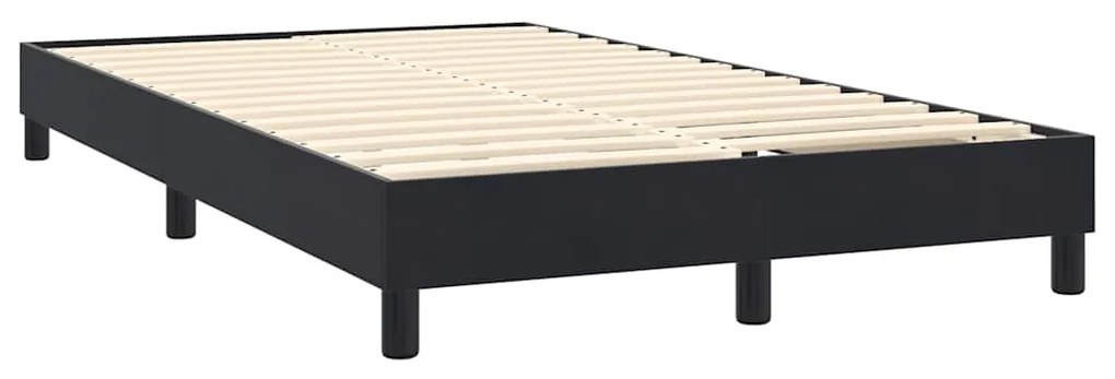 BOX SPRING ΚΡΕΒΑΤΙ ΜΕ ΣΤΡΩΜΑ ΜΑΥΡΟ 120X220 CM ΒΕΛΟΥΔΙΝΟ 3316733