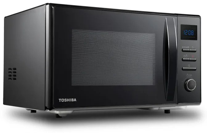 Φούρνος μικροκυμάτων 4in1 Toshiba MW2-AC25TBK, 25 l, 950W, Grill 1100W, Convection 2100W, Κεραμική επίστρωση, Μαύρο