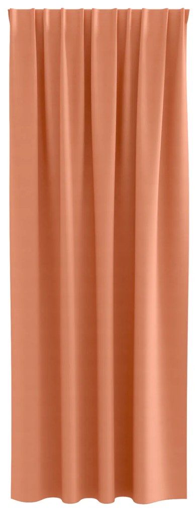 vidaXL Κουρτίνες με κουρτίνες 2 pcs Τερακότα 225 x 140 εκ. Πολυεστέρας