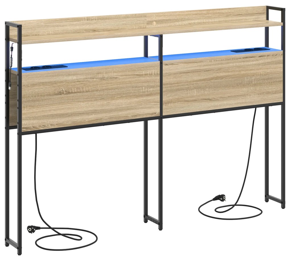 vidaXL Κεφαλάρι Αποθήκης Sonoma Oak 120 cm Επεξεργασμένο ξύλο