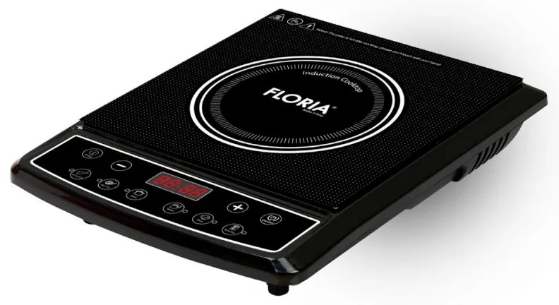 Μονή Επαγωγική Εστία Zilan Μαύρη 1500W ZLN8092