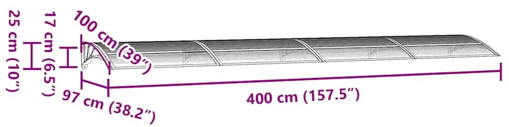 ΣΤΕΓΑΣΤΡΟ ΠΟΡΤΑΣ ΜΑΥΡΟ 400 X 100 ΕΚ. ΑΠΟ ΠΟΛΥΚΑΡΒΟΝΙΚΟ 153602