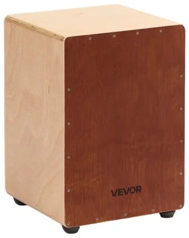 VEVOR Cajon Box Drum Wooden Birchwood Percussion Instrument with Snare Wires