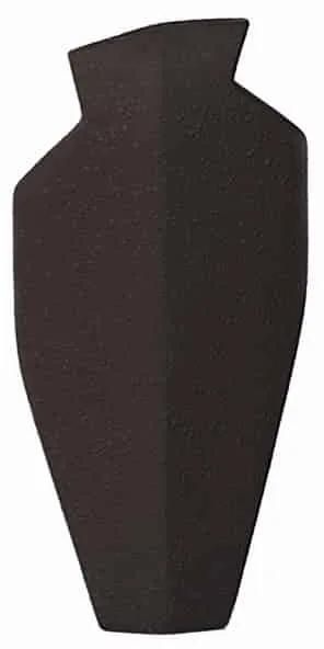 Βάζο Κεραμικό Μαύρο Art Et Lumiere 16,5x7,5x31εκ. 25021