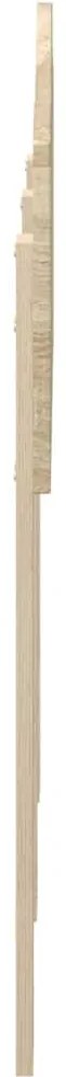 vidaXL Κεφαλάρι με κεφαλάρι Δρύς Sonoma 135 cm Επεξεργασμένο ξύλο