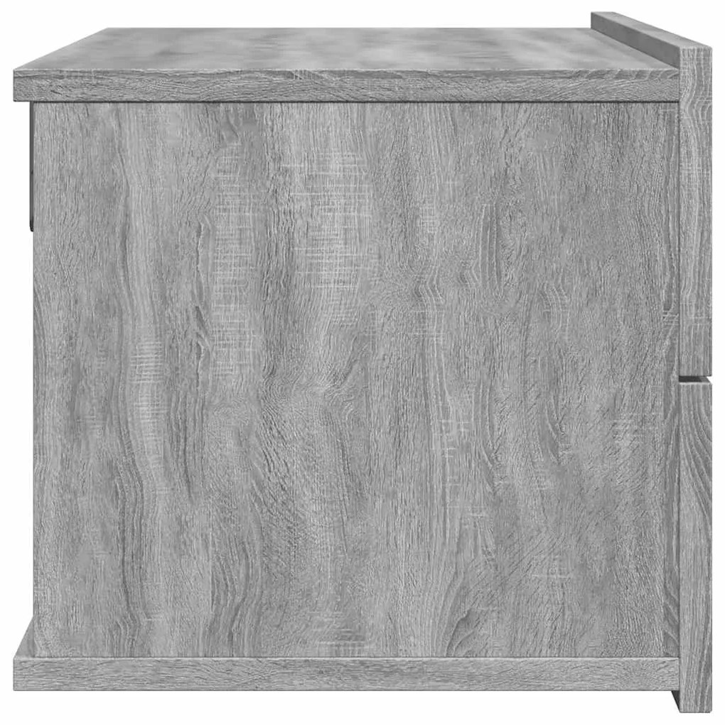 vidaXL Κομοδίνο Γκρι Sonoma 40x30x30 εκ. από Επεξεργασμένο Ξύλο