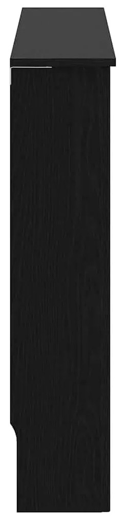 vidaXL Καπάκι Καλοριφέρ Μαύρη Οξυά 152 x 19 x 81,5 cm