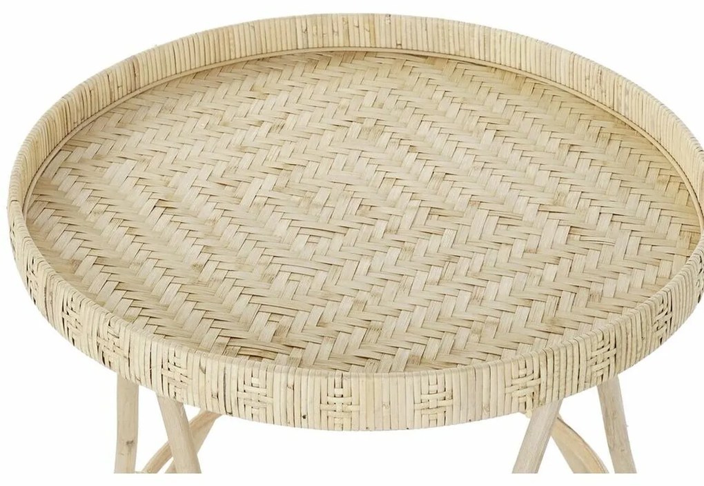 Βοηθητικό Τραπεζάκι DKD Home Decor Καφέ 60 x 60 x 52 cm