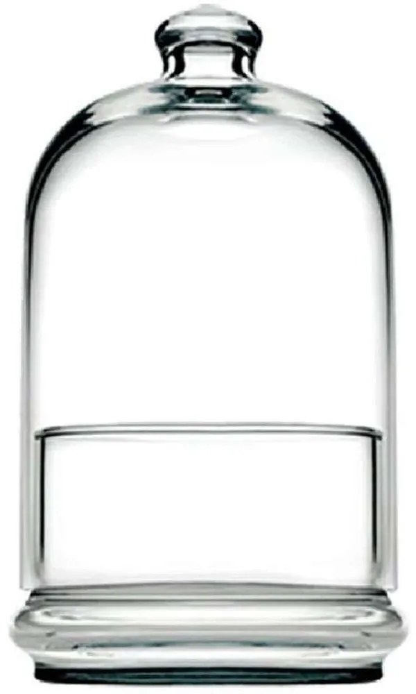 Δοχείο Αποθήκευσης Midi Patisserie SP96889G1 11,8x11,8x19cm 505ml Clear Espiel Glass