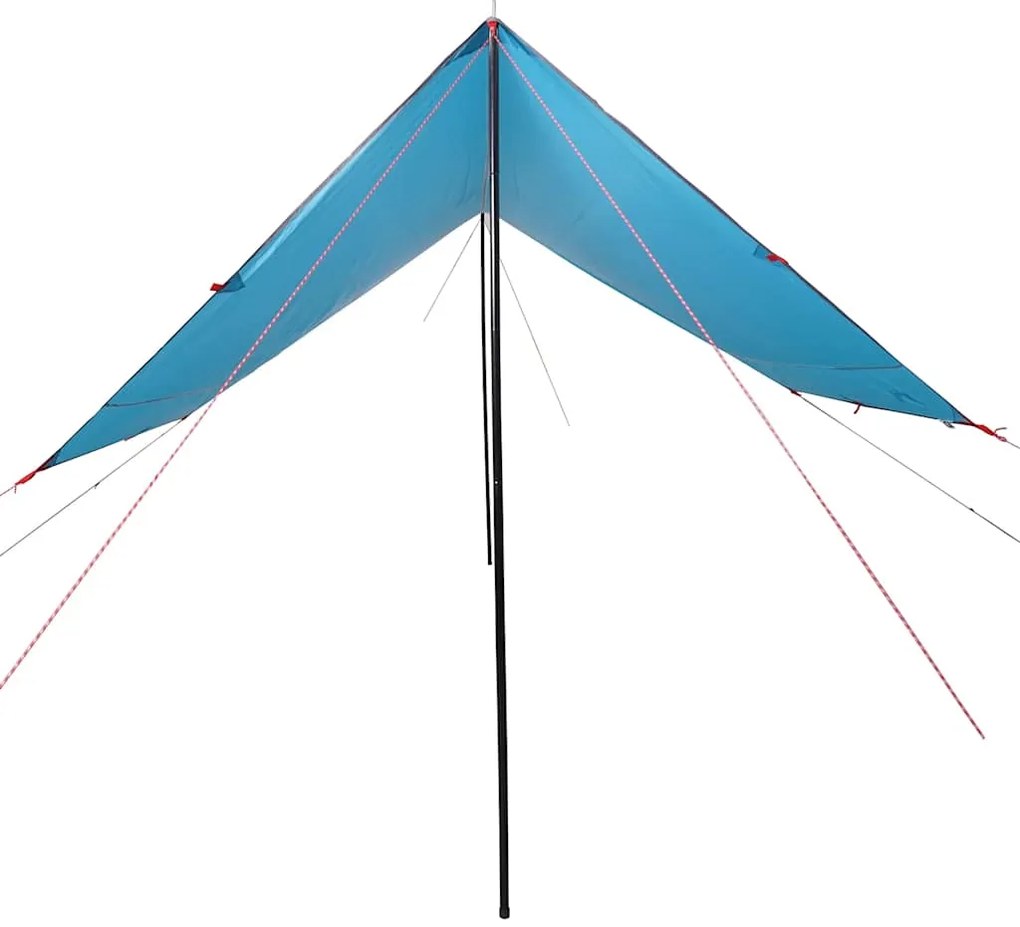 vidaXL Μουσαμάς Κάμπινγκ Αδιάβροχος Μπλε 430x380x210 εκ.