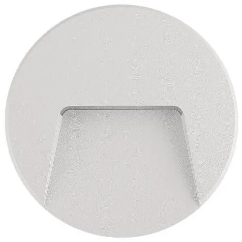 Απλίκα Φωτιστικό Τοίχου LED 3W 4000K IP65 Φ13,5cm Slim Pro Eurolamp-145-52093-Λευκό 145-52093