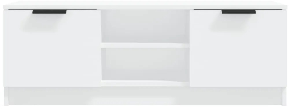 vidaXL Έπιπλο Τηλεόρασης Λευκό 102x35x36,5 εκ. Επεξεργασμένο Ξύλο