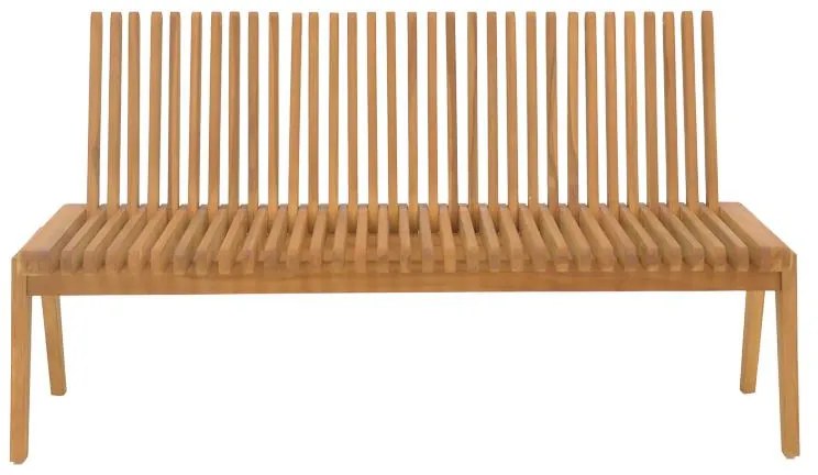 Παγκάκι Jey teak ξύλο σε φυσική απόχρωση 150x45x40εκ