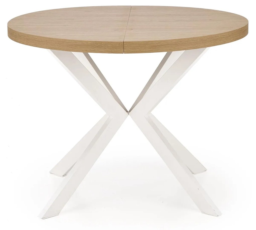 PERONI table golden oak/white DIOMMI V-PL-PERONI-ST-D.ZŁOTY/BIAŁY