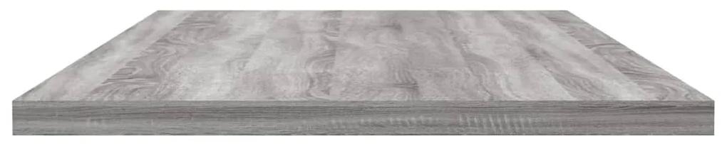 vidaXL Ράφια Τοίχου 4 τεμ. Γκρι Sonoma 80x30x1,5 εκ. Επεξεργ. Ξύλο