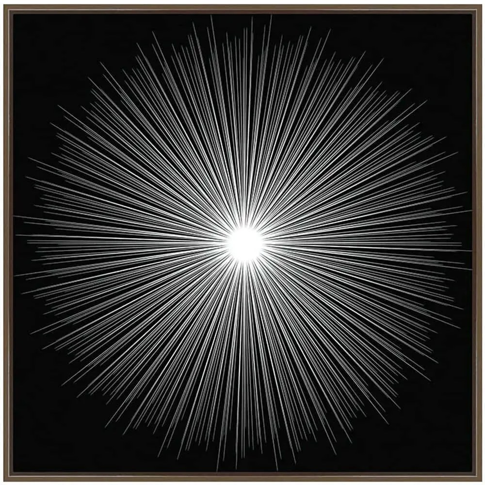 Κάδρο Λάμψη 16-30023 80x80cm Multi Marhome Square Ξύλο, Καμβάς