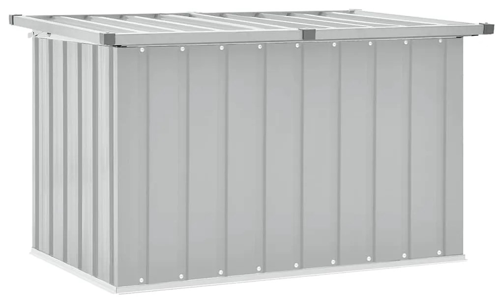 vidaXL Μπαούλο Αποθήκευσης Κήπου Γκρι 109 x 67 x 65 εκ.