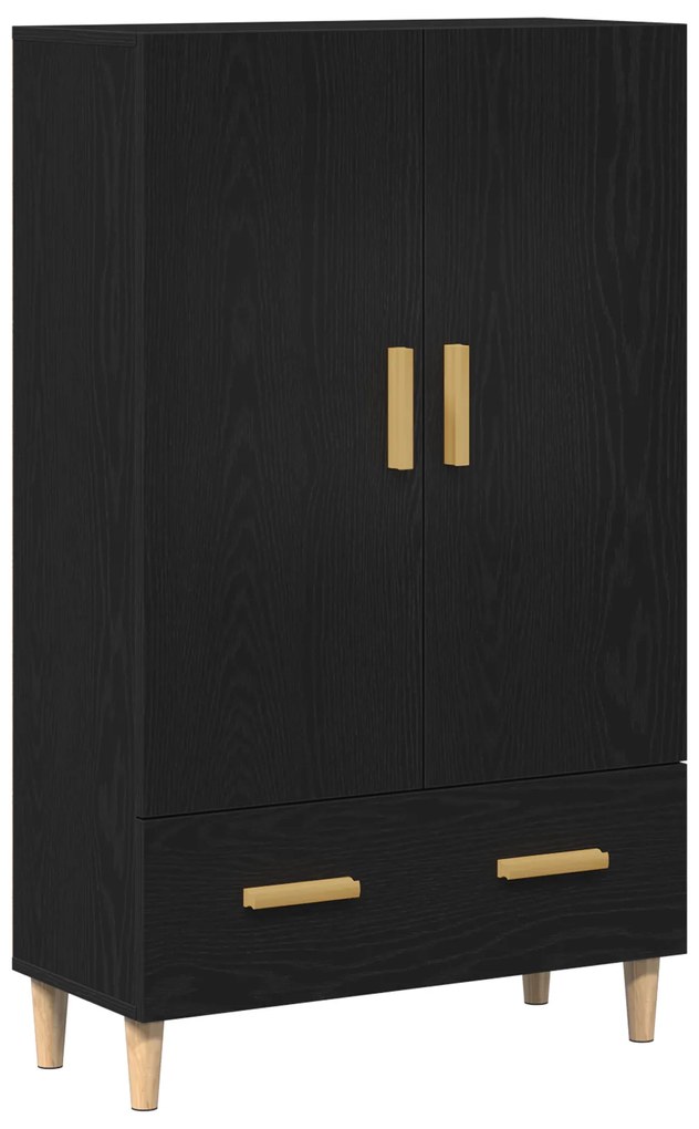 vidaXL Υψηλός ντουλάπι σε Μαύρη Δρυς, 70x31x115 εκ, Φτιαγμένο από Επεξεργασμένο Ξύλο