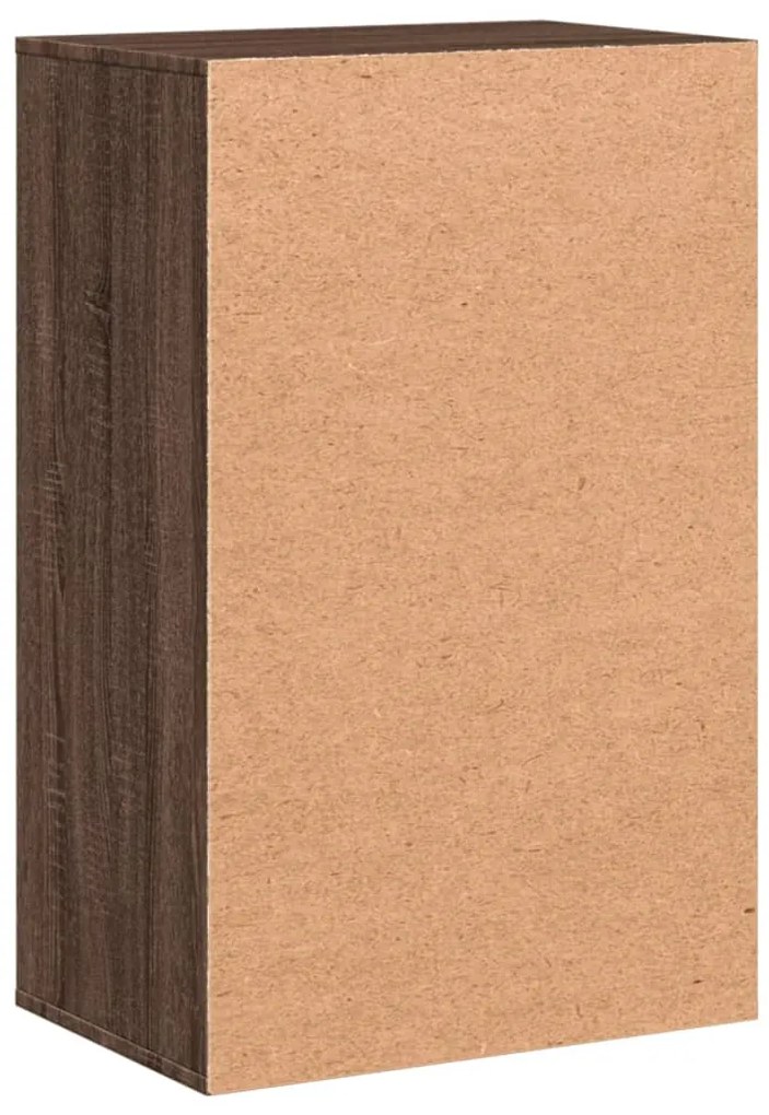 vidaXL Ραφιέρα με Ντουλάπια Καφέ Δρυς 56,5x39x90εκ. Επεξεργασμένο Ξύλο